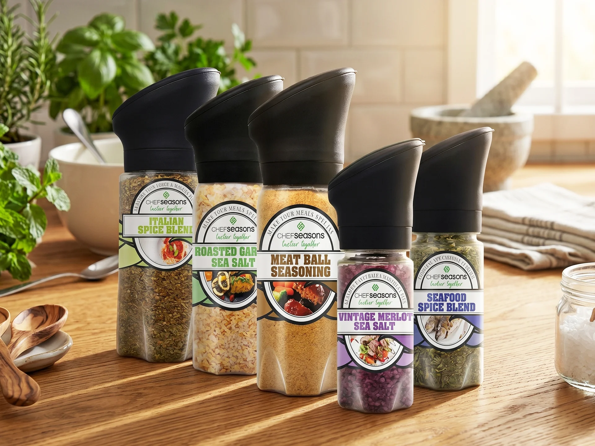 ERGO, Ergonomic Spice Grinder designed by Formeta Design for Chef Seasons to improved grip and usability