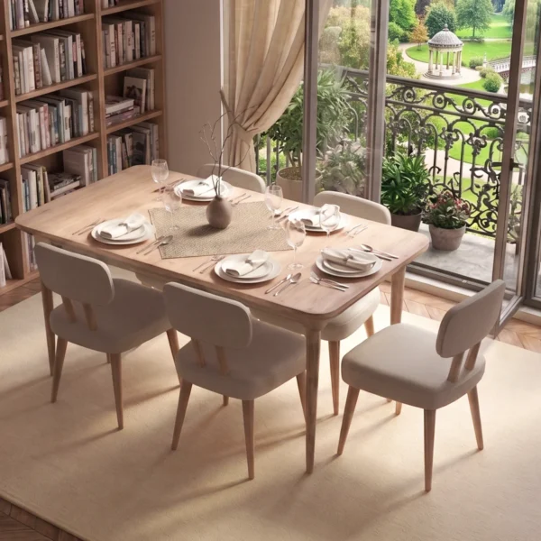 Roa and Lino dining table set designed by Formeta Design for Normod