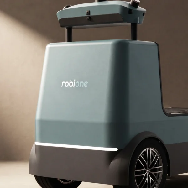 Robione autonomous electric vehicle concept designed by Formeta Design for Robeff Technologies