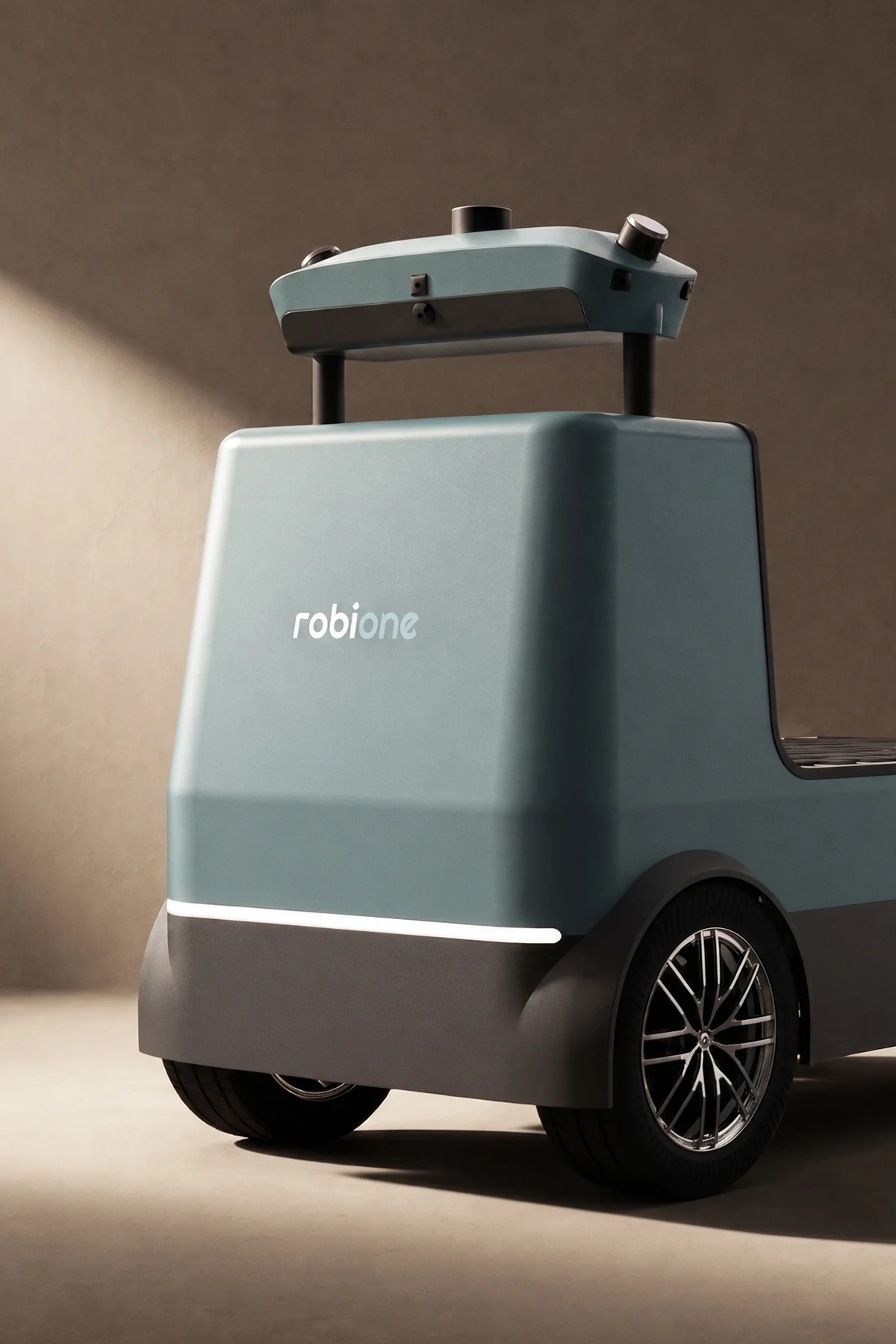 Robione autonomous electric vehicle concept designed by Formeta Design for Robeff Technologies
