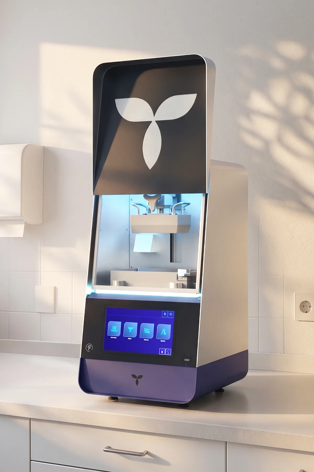 T-Rox Dental 3D Printer designed by Formeta Design for heavy-duty operational environments for Tolard Technology
