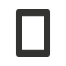 Minimalist mobile device icon used for App & Web Platforms