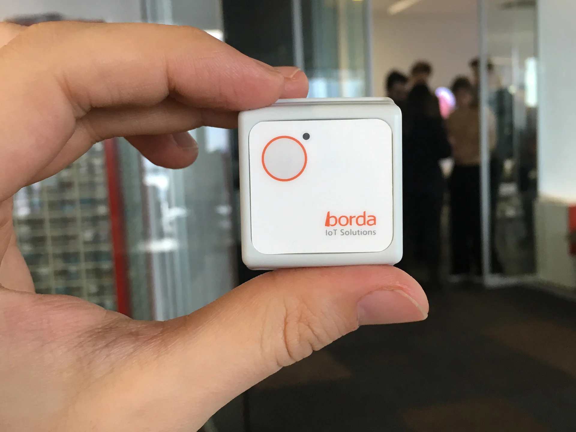 Asset Tag asset tracking device designed by Formeta Design for equipment monitoring