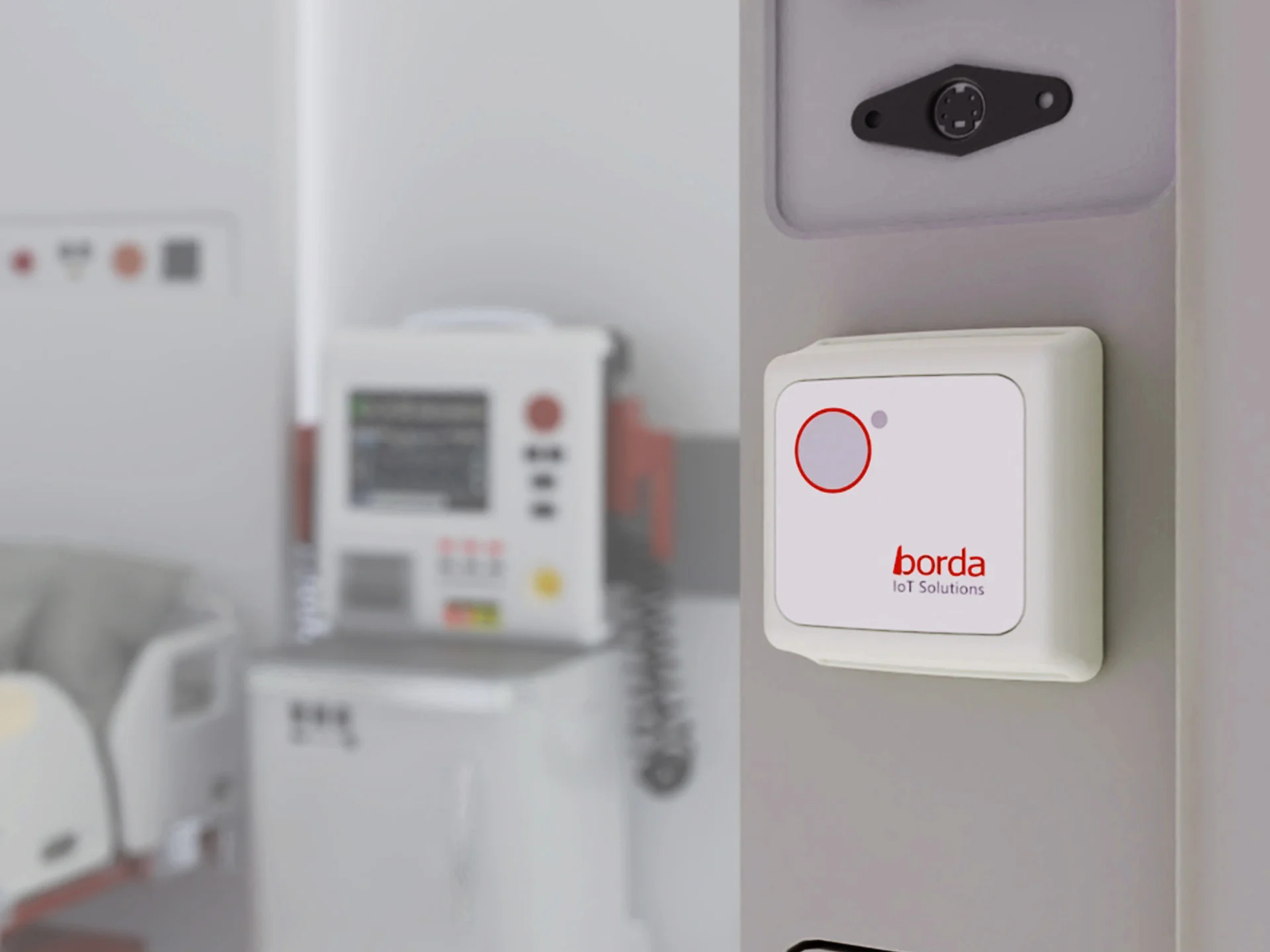 Asset Tag asset tracking device designed by Formeta Design for equipment monitoring