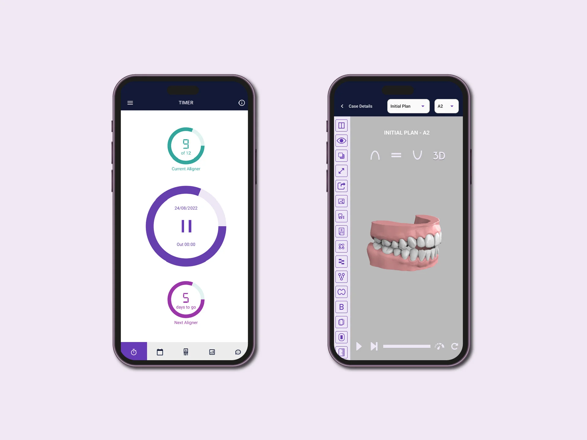 Clincheck Doctor Web App designed by Formeta Design for clinical diagnostics and patient care