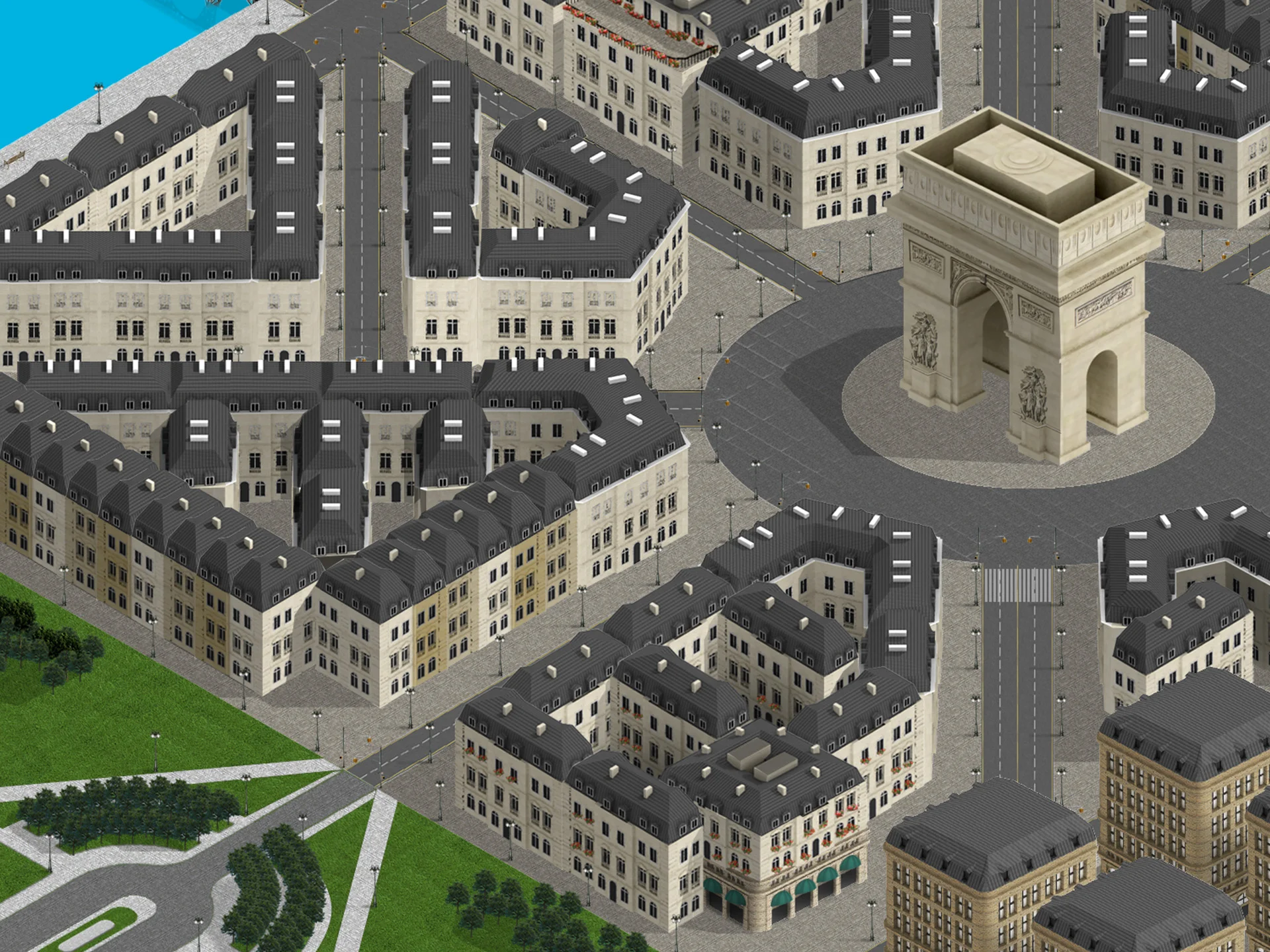 Devri Alem isometric city games designed by Formeta Design with illustrated storytelling approach