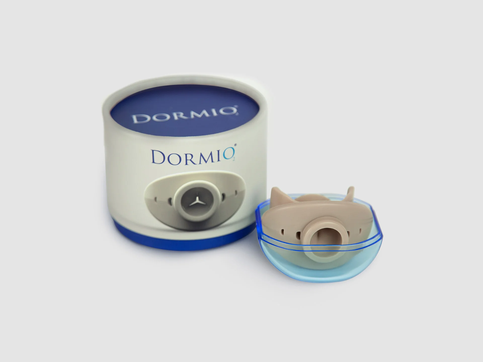 Dormio Intraoral Device for Sleeping Apnea designed by Formeta Design to improve sleep quality and comfort