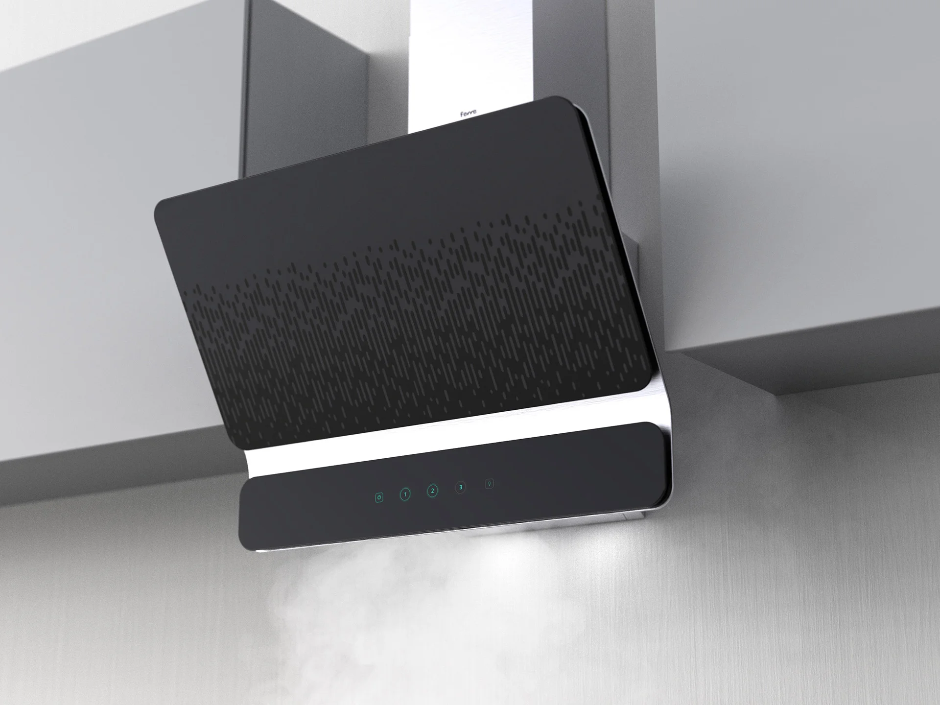 Ferre Dual built-in oven with advanced UI designed by Formeta Design
