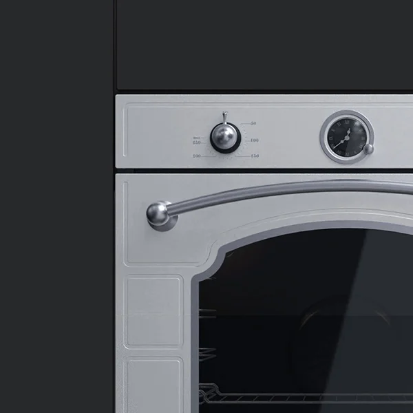 Gap built-in oven designed by Formeta Design for Ferre, featuring recessed handle geometry