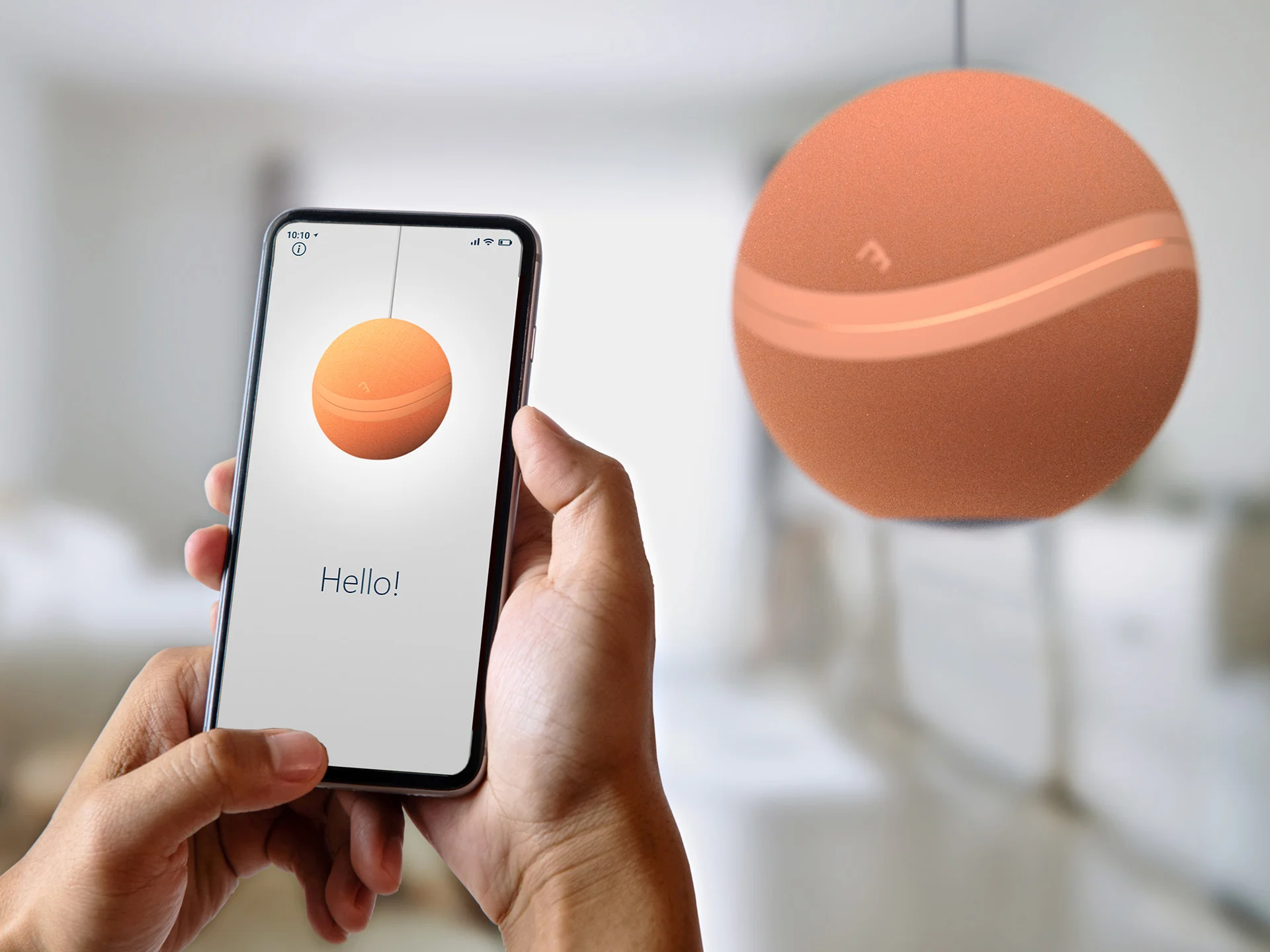 Iris AI Assistant Device designed by Formeta Design for smart homes
