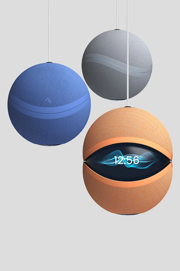 Iris AI Assistant Device designed by Formeta Design for smart homes