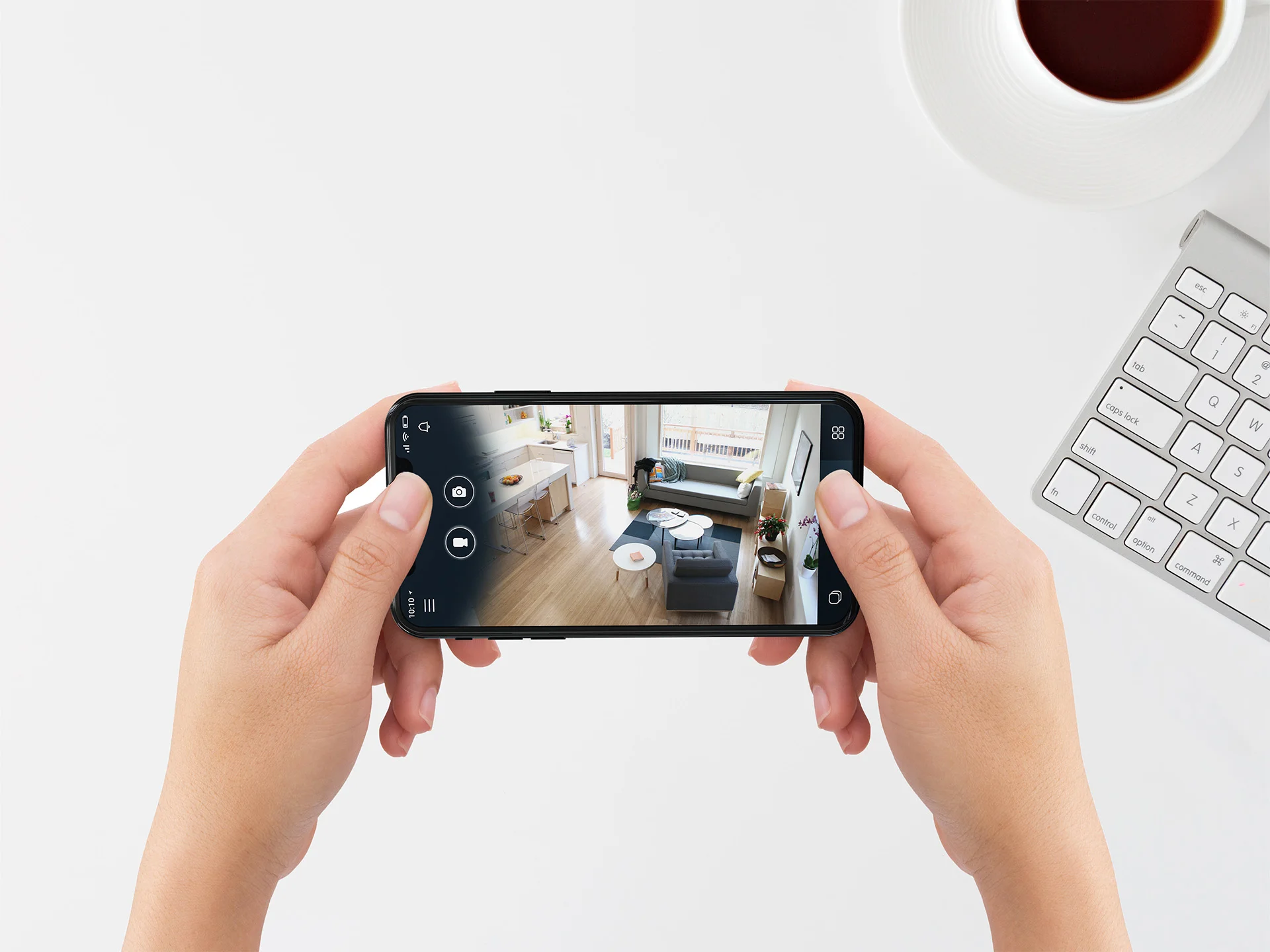 IRIS UX AI Asistant Device Interface designed by Formeta Design with elegant app