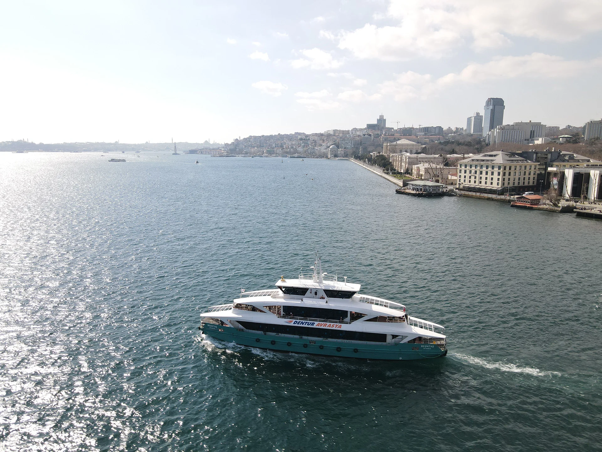Kanuni double-ended passenger ferry designed by Formeta Design for Matesis and Dentur Avrasya