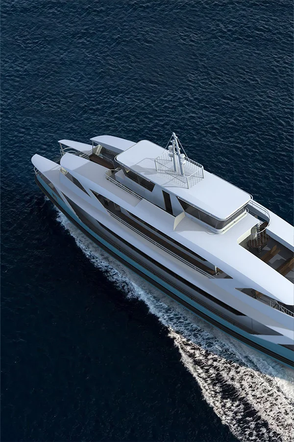 Kanuni double-ended passenger ferry designed by Formeta Design for Matesis and Dentur Avrasya