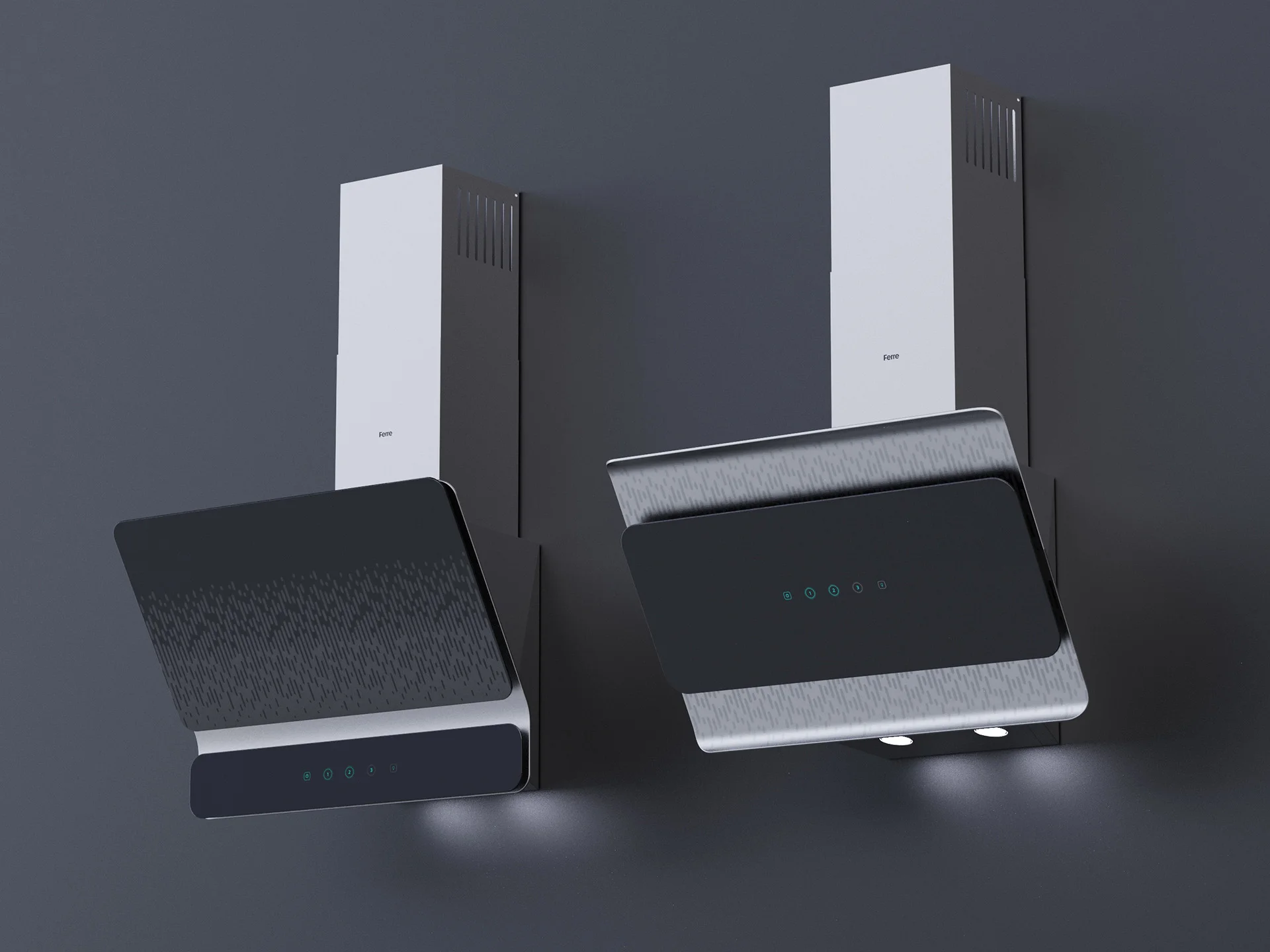 Layered modular kitchen appliance system designed by Formeta Design