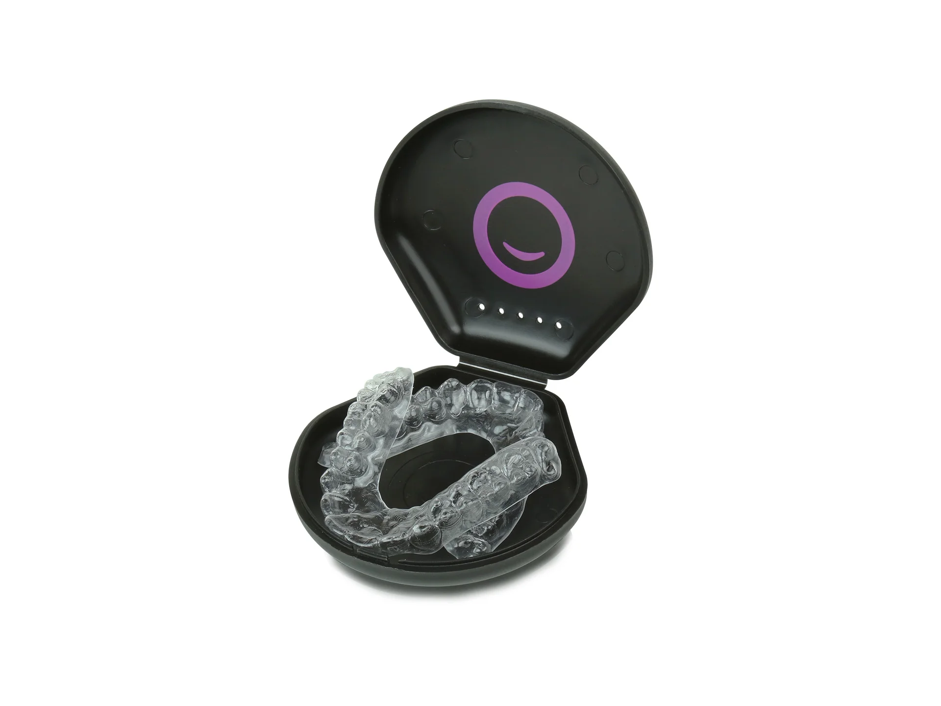 Pearl retainer case for clean aligners designed by Formeta Design for daily wellness