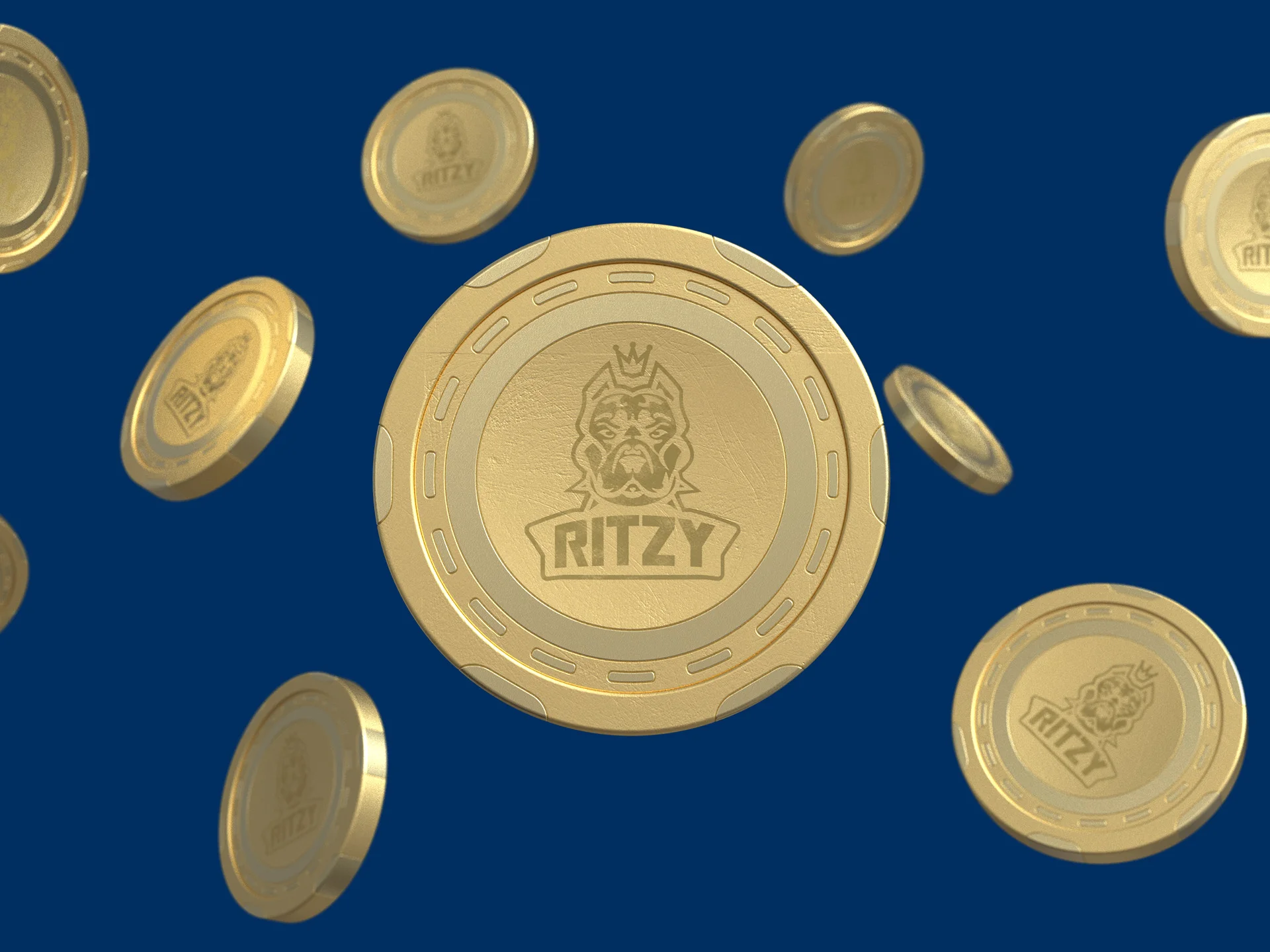 Ritzy Games Poker Game UX Interface designed by Formeta Design with playful identity system