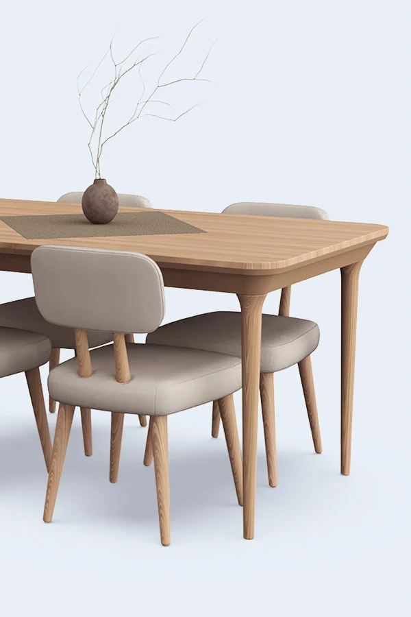 Roa and Lino dining table set designed by Formeta Design for Normod