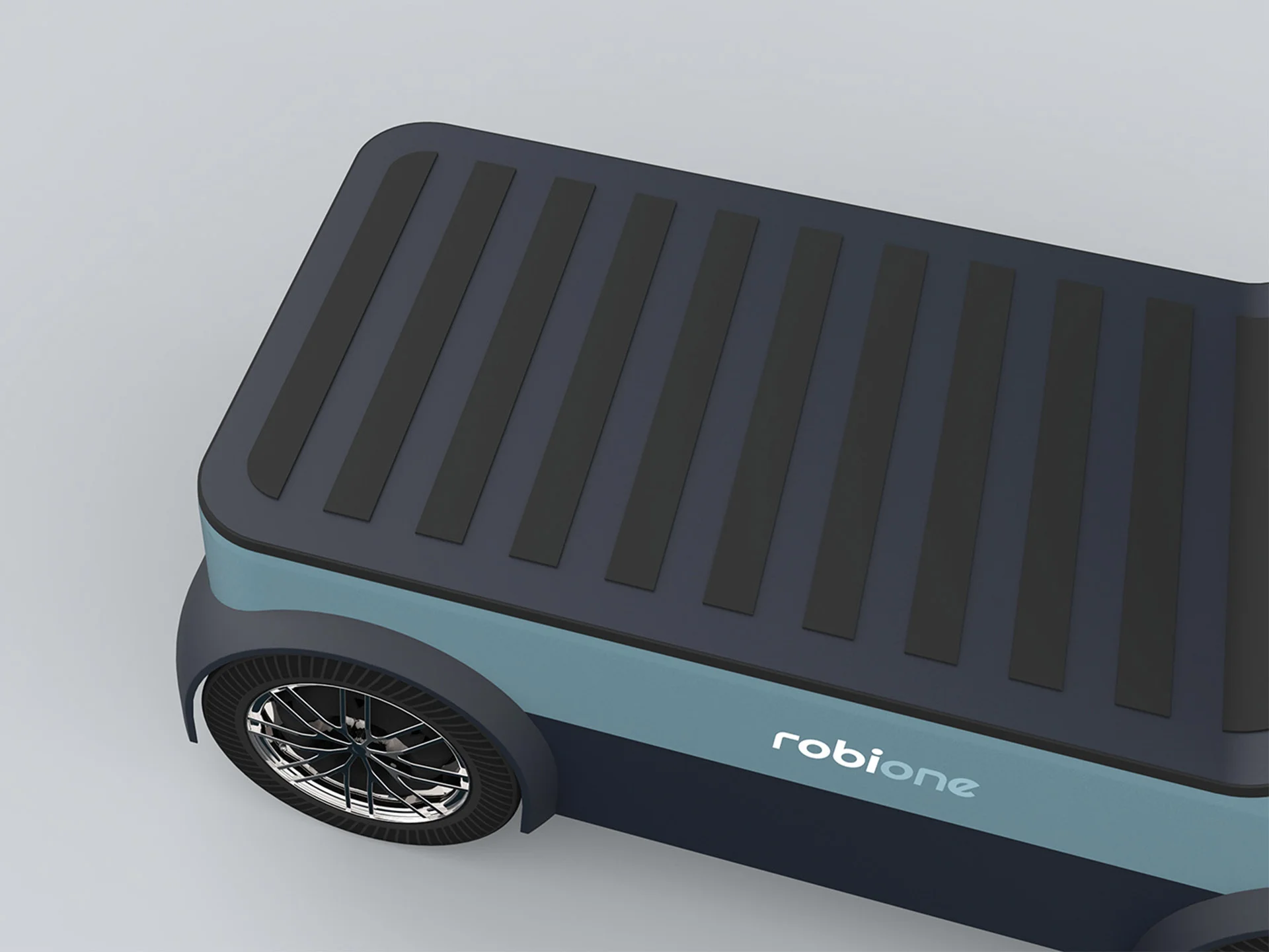 Robione autonomous electric vehicle concept designed by Formeta Design for Robeff Technologies