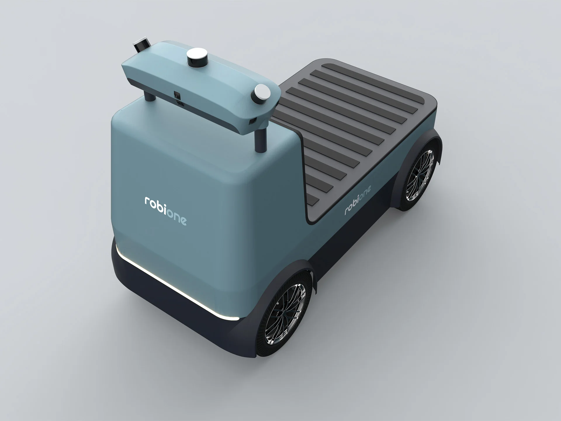 Robione autonomous electric vehicle concept designed by Formeta Design for Robeff Technologies