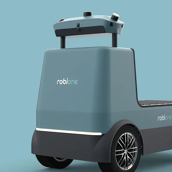 Robione autonomous electric vehicle concept designed by Formeta Design for Robeff Technologies