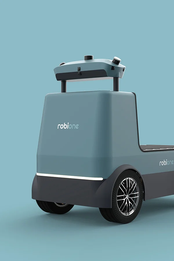 Robione autonomous electric vehicle concept designed by Formeta Design for Robeff Technologies