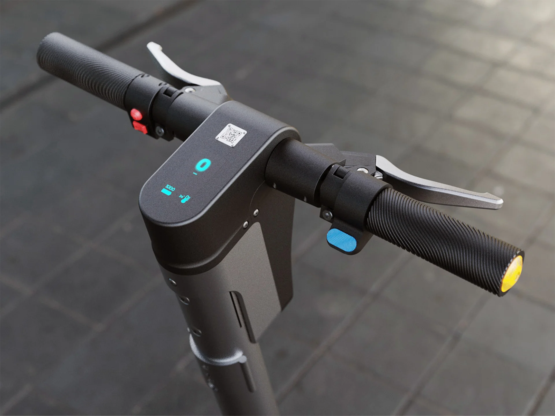 Roqu unibody electric scooter designed by Formeta Design for next-generation urban mobility