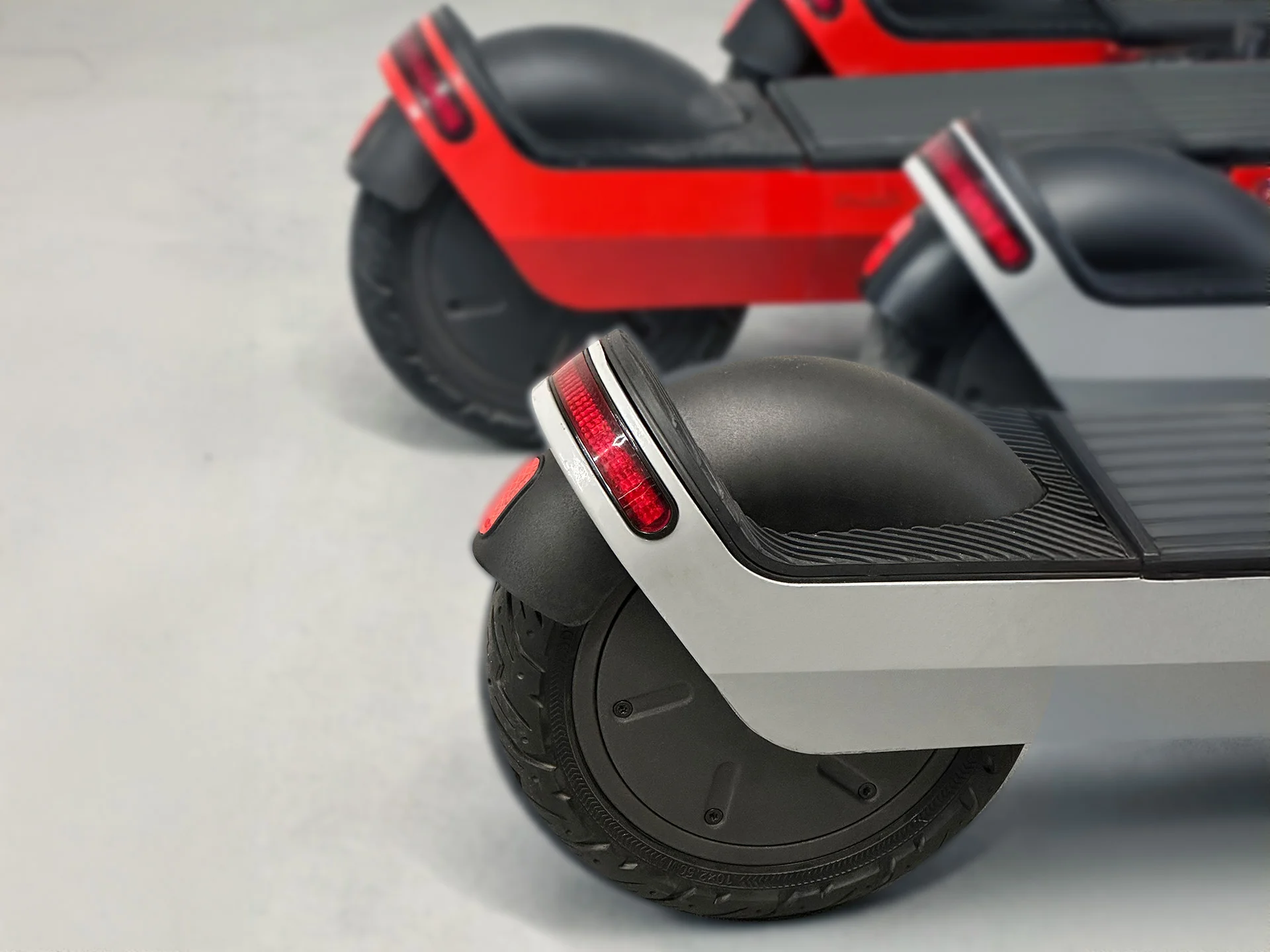 Roqu unibody electric scooter designed by Formeta Design for next-generation urban mobility