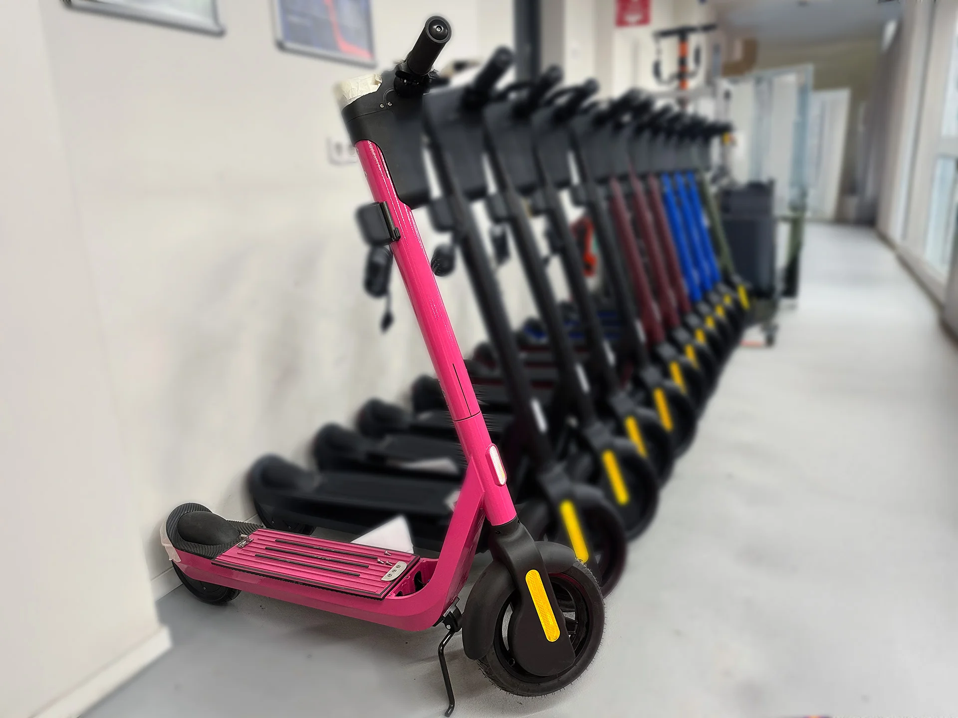 Roqu unibody electric scooter designed by Formeta Design for next-generation urban mobility