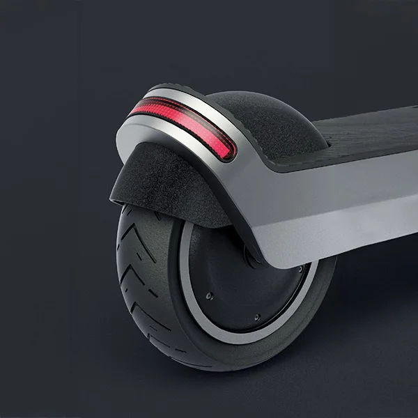 Roqu unibody electric scooter designed by Formeta Design for next-generation urban mobility