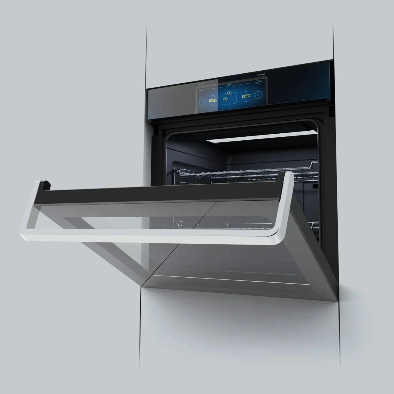 SafeLock built-in oven concept designed by Formeta Design with child safety lock system