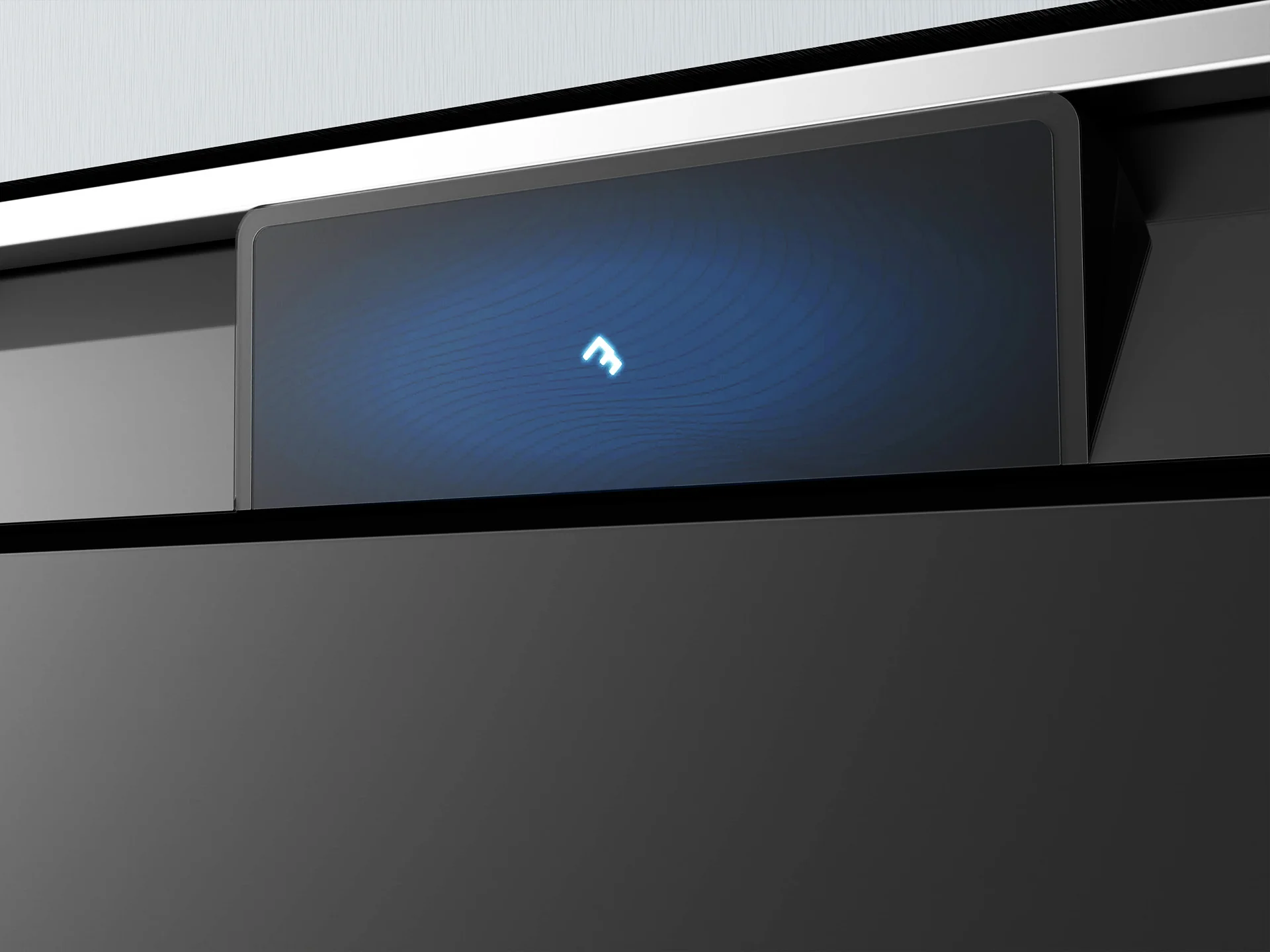 Touchscreen interface of SafeLock built-in oven designed by Formeta Design