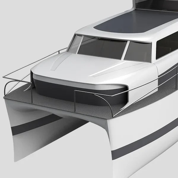 Seacat electric water taxi designed by Formeta Design for TVY Marine
