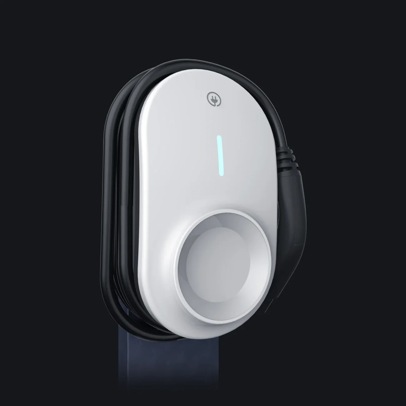 SoftOn AC electric vehicle charging station designed by Formeta Design for SarjOn