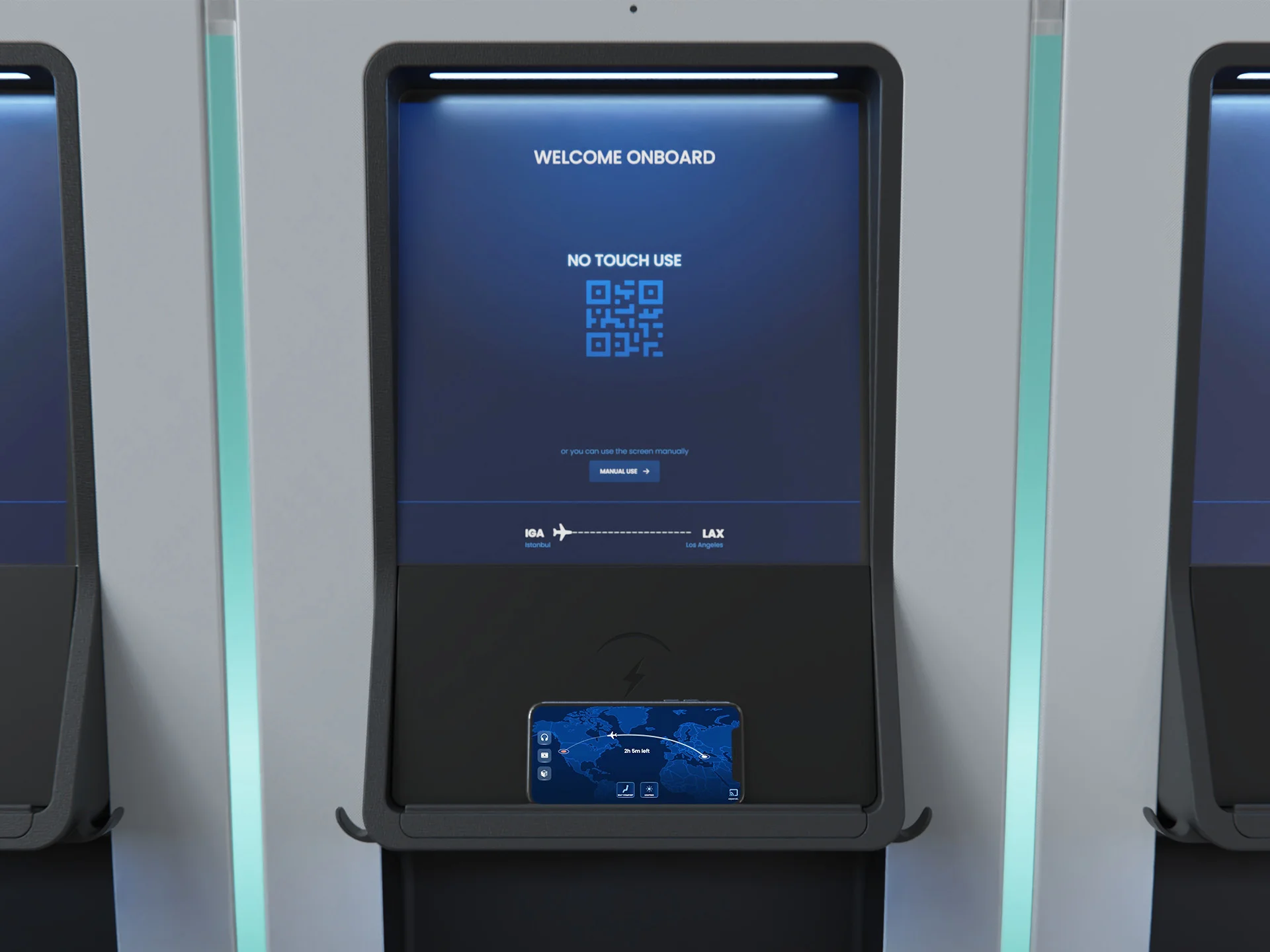 UX visualization of S-PRO plane seat by Formeta Design