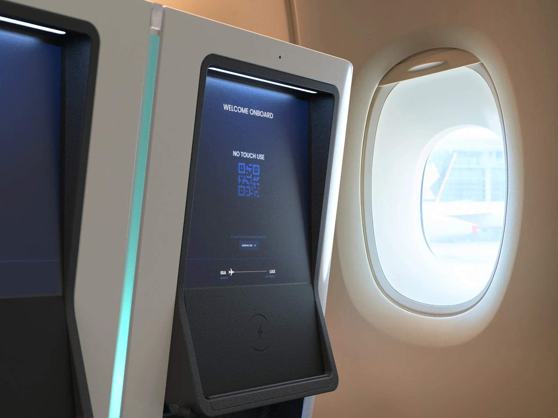 UX visualization of S-PRO plane seat by Formeta Design