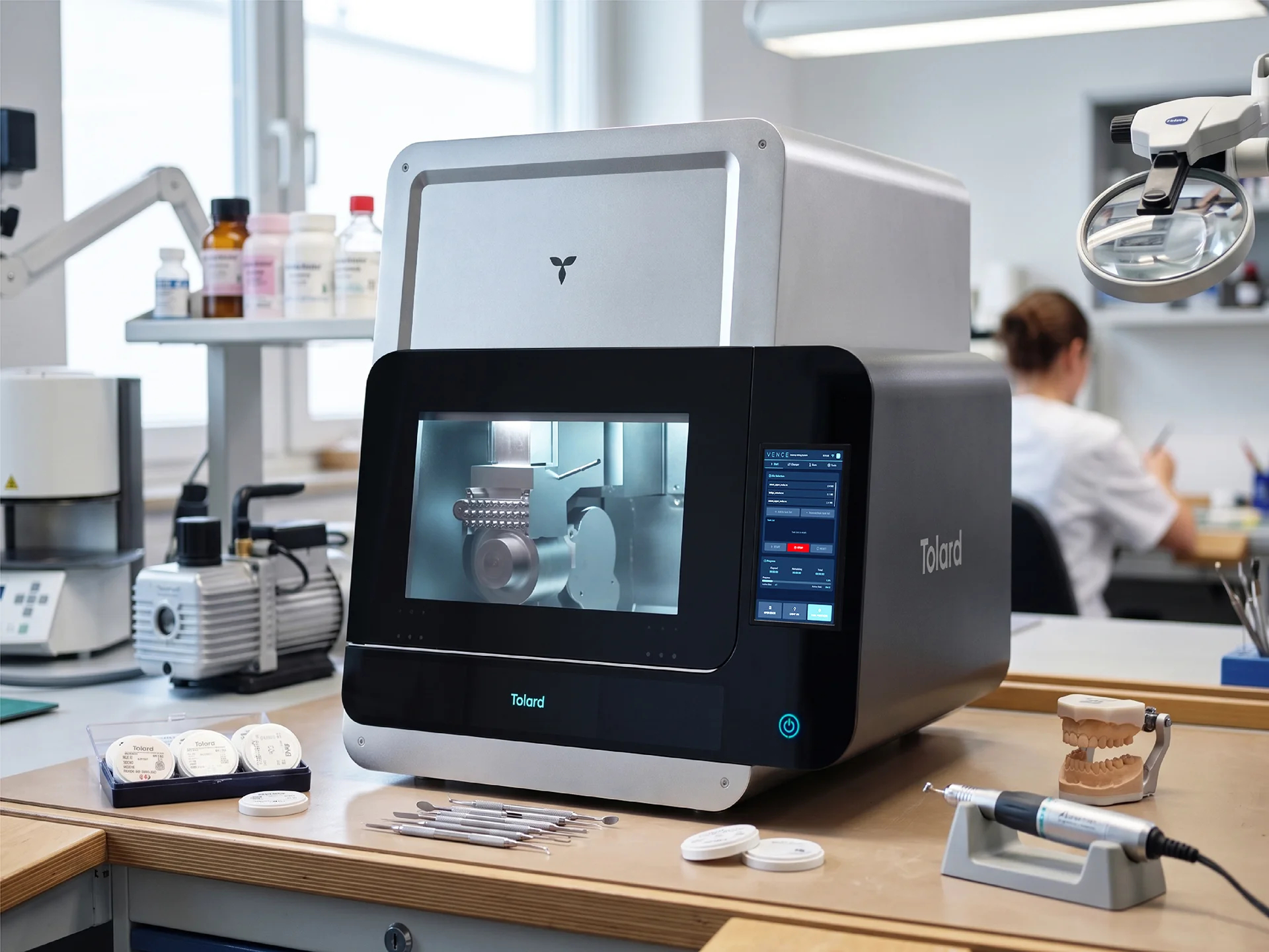Vence - 5-Axis Dental Milling System for Tolard Technology by Formeta Design