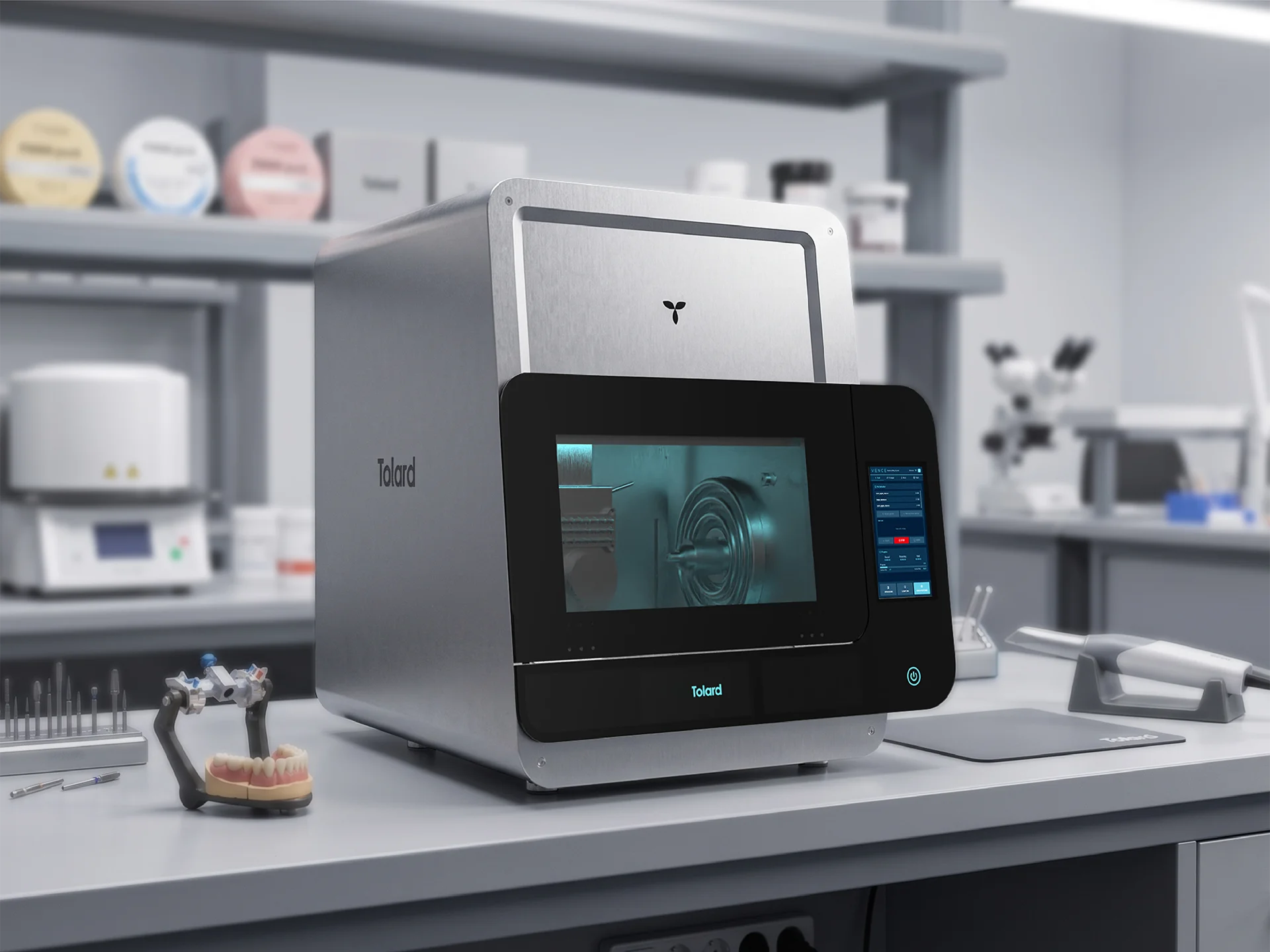 Vence - 5-Axis Dental Milling System for Tolard Technology by Formeta Design