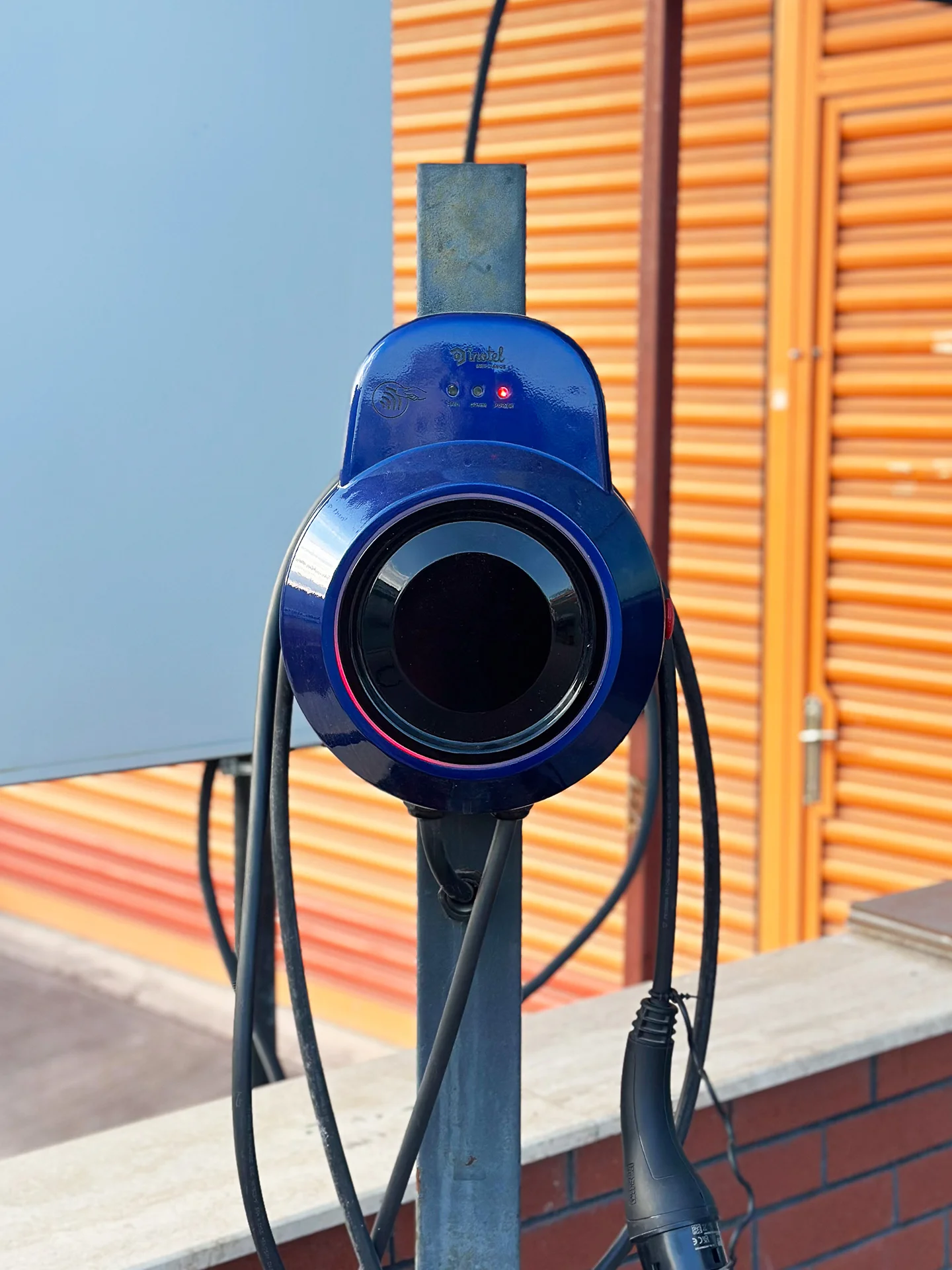 Inocharge electric vehicle charging station designed by Formeta Design for Inotel